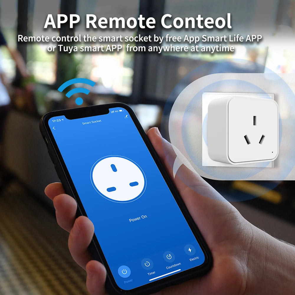Inteligentna Listwa WiFi Tuya — Timer, Pilot, Sterowanie Głosem