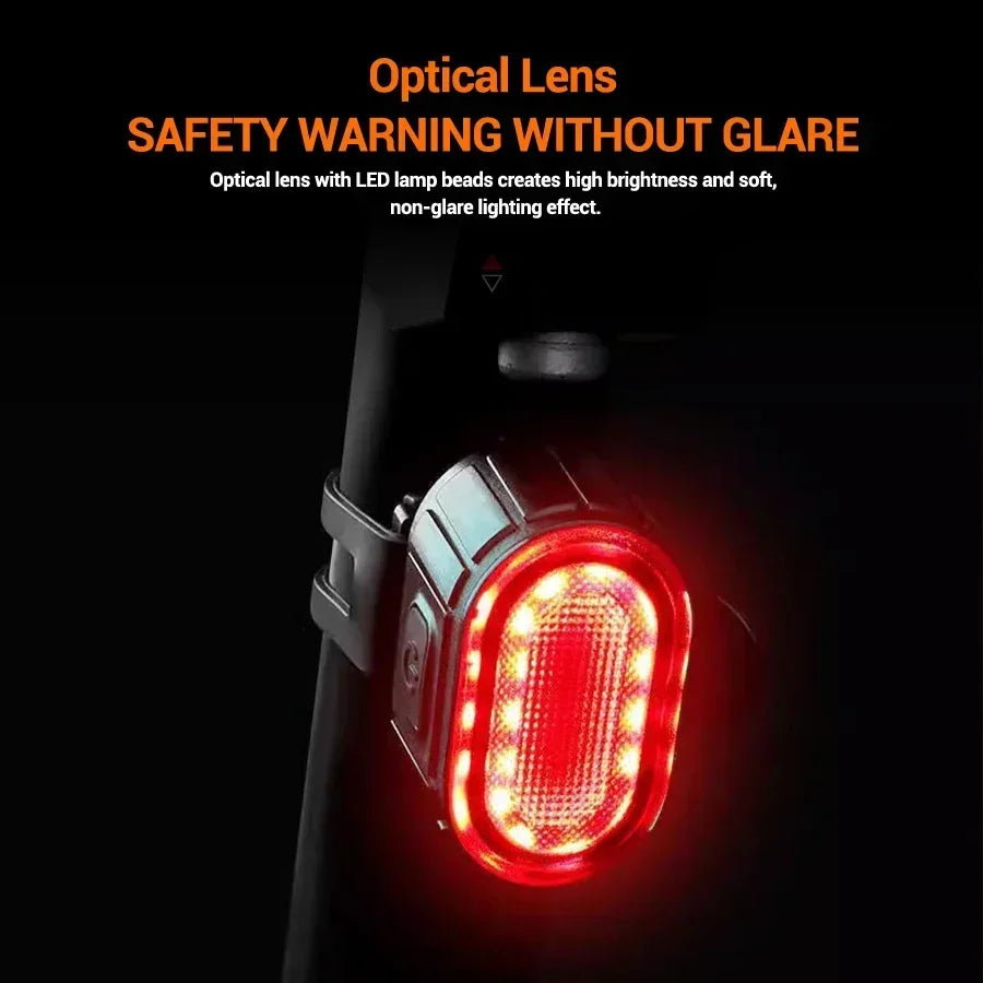 Bicycle Lights Cycling Bicycle Front Rear Light Set Taillight Headlight MTB Waterproof Safety Warning Light LED USB Rechargeable