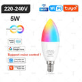 Żarówka Smart LED RGB – Tuya WiFi/Zigbee E27/E14/GU10
