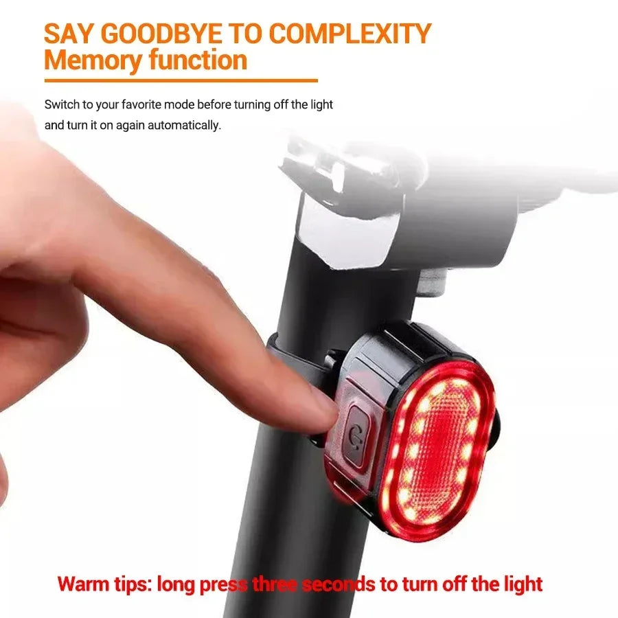 Bicycle Lights Cycling Bicycle Front Rear Light Set Taillight Headlight MTB Waterproof Safety Warning Light LED USB Rechargeable