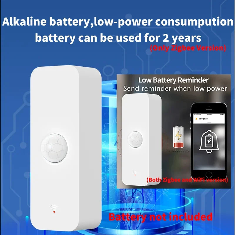 Inteligentny Czujnik Ruchu PIR WiFi/Zigbee – Tuya Smart Home