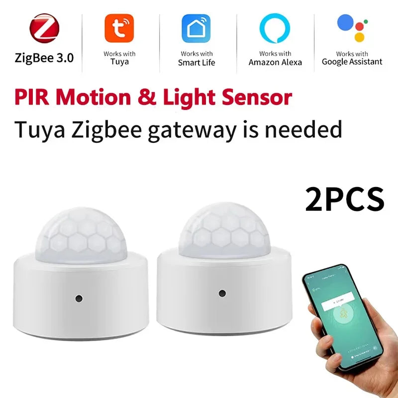 Czujnik Ruchu PIR Zigbee 3.0 – Automatyzacja Domu z Detekcją Światła